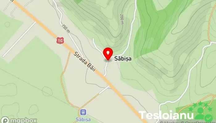 hartă a Săbișa  în Săbișa