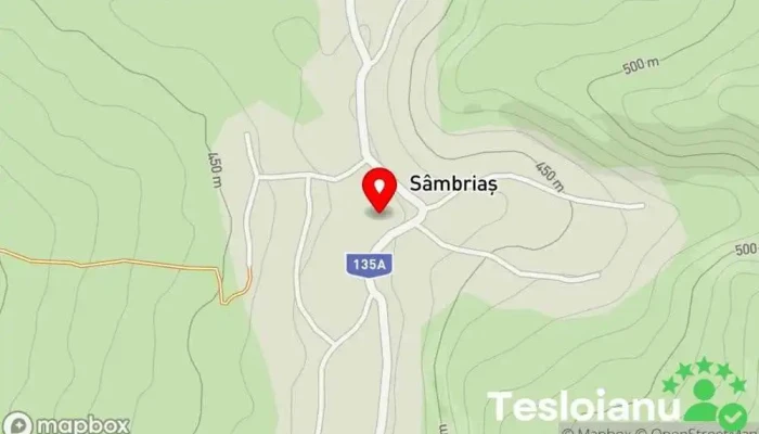 hartă a Sâmbriaş  în Sâmbriaş