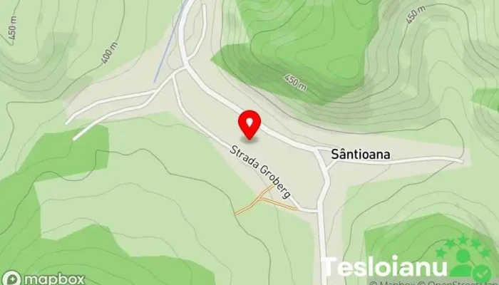 hartă a Sântioana  în Sântioana