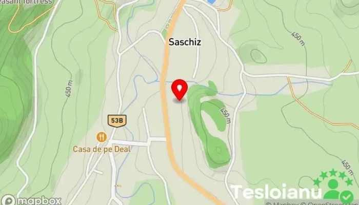 hartă a Saschiz  în Saschiz