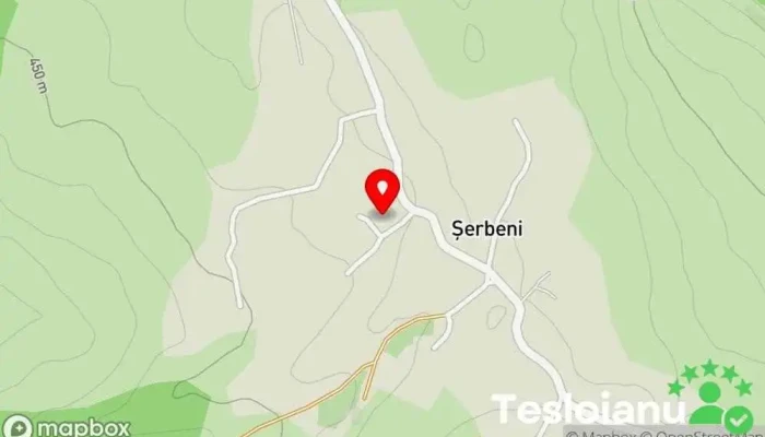 hartă a Şerbeni  în Şerbeni
