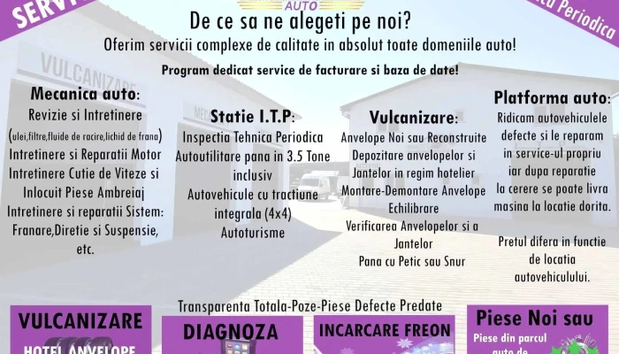 Service Sabiba Auto Site Web - Suceava