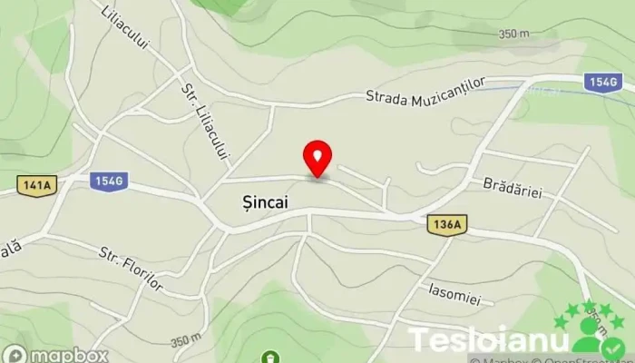 hartă a Șincai  în Șincai