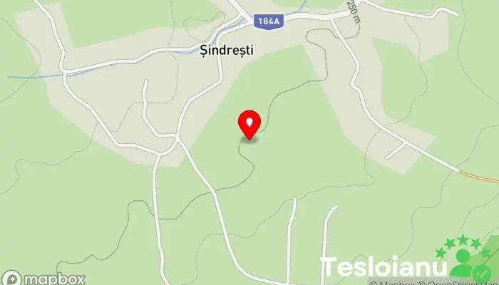 hartă a Șindrești  în Șindrești