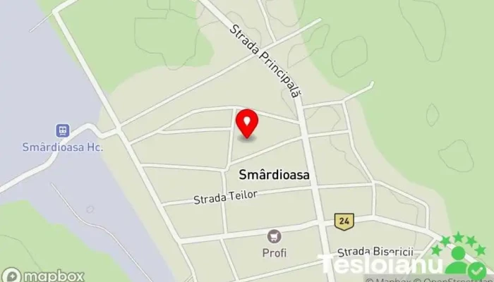 hartă a Smârdioasa  în Smârdioasa