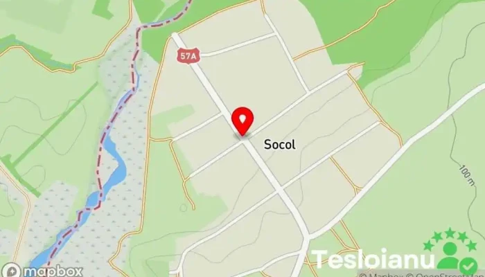 hartă a Socol  în Socol