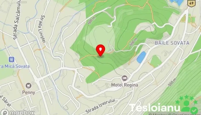 hartă a Sovata  în Sovata