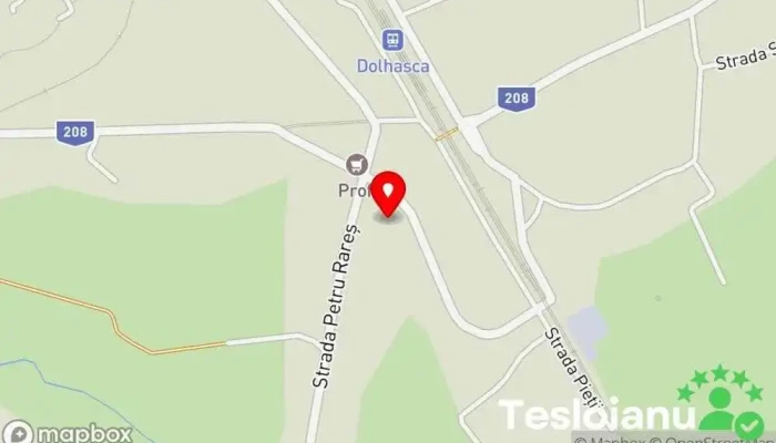 hartă a Spalatorie auto self service/Spalatorie covoare Dolhasca Spălătorie auto self service în Dolhasca