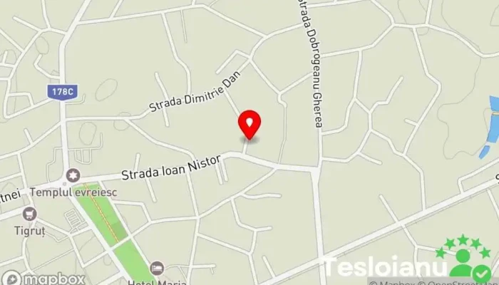 hartă a Stație ITP Rădăuți Punct de inspecție auto în Rădăuți