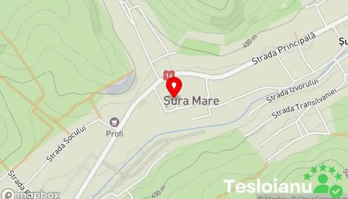 hartă a Șura Mare  în Șura Mare