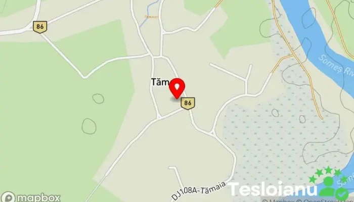 hartă a Tămaia  în Tămaia