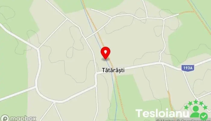 hartă a Tătăreşti  în Tătăreşti