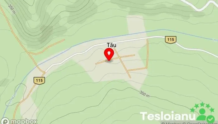 hartă a Tău  în Tău