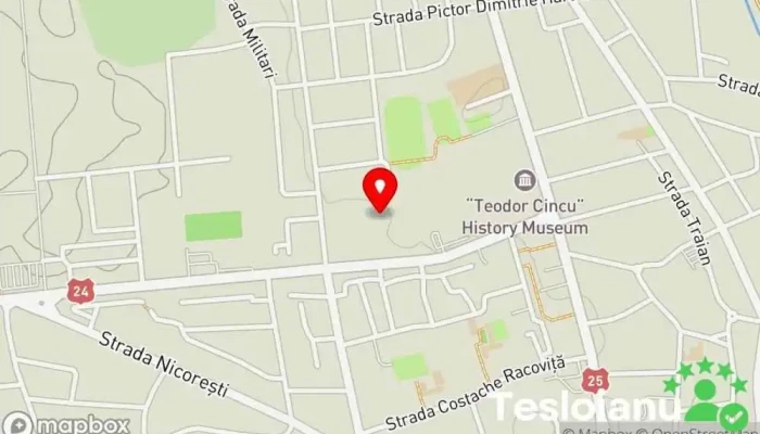 hartă a Tecuci  în Tecuci