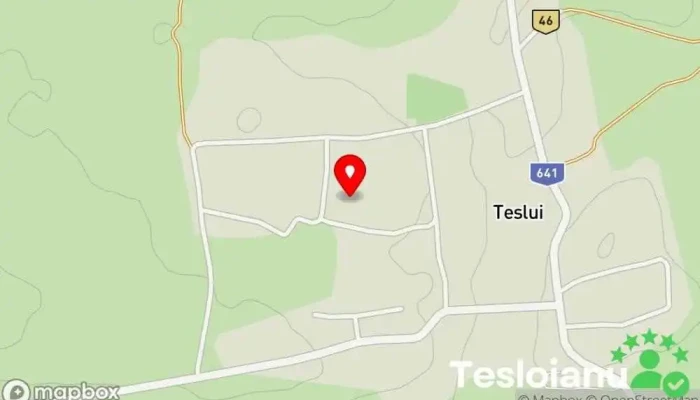 hartă a Teslui  în Teslui