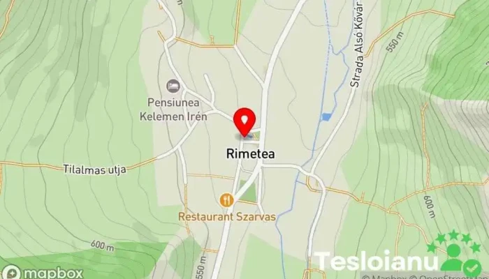 hartă a Torockói - Kürtőskalács Restaurant în Rimetea