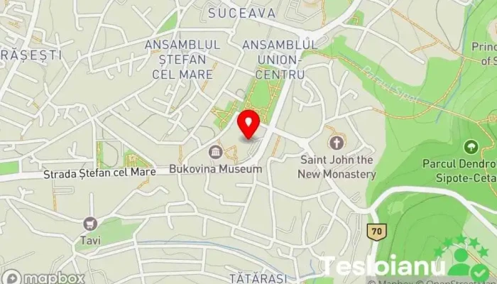 hartă a Tractari Auto Suceava Non Stop Serviciu de remorcare în Suceava