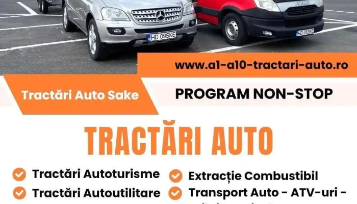 Tractări Auto Orăștie | Autostrada A1 | Non Stop - Geoagiu