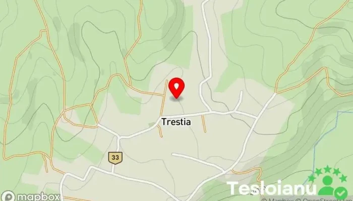 hartă a Trestia  în Trestia