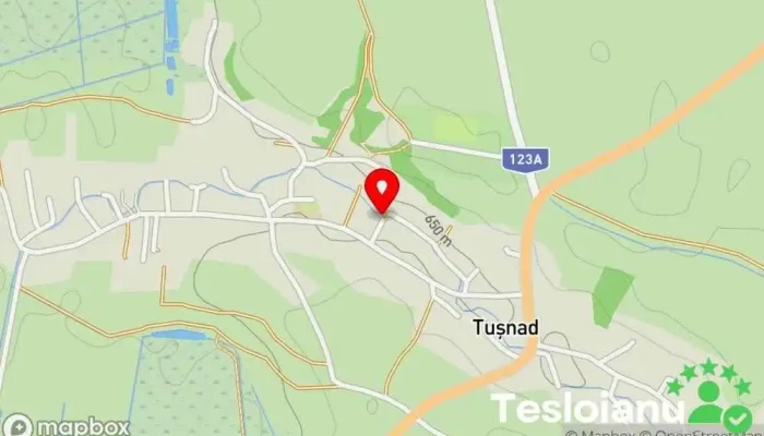 hartă a Tușnad  în Tușnad