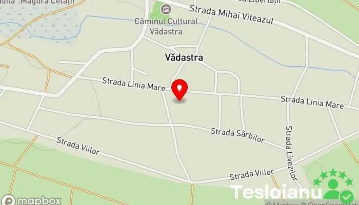 hartă a Vădastra  în Vădastra