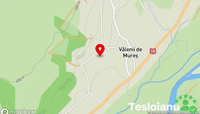 hartă a Vălenii de Mureş  în Vălenii de Mureş