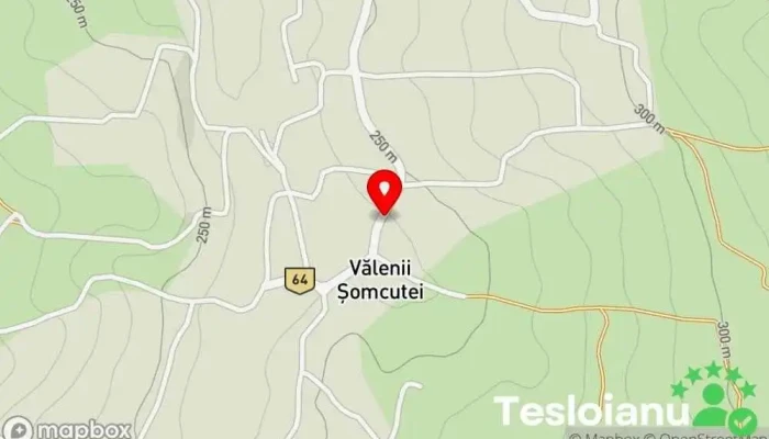 hartă a Vălenii Șomcutei  în Vălenii Șomcutei