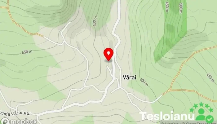 hartă a Vărai  în Vărai