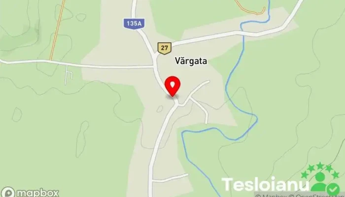 hartă a Vărgata  în Vărgata