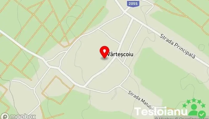 hartă a Vârteșcoiu  în Vârteșcoiu