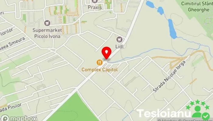 hartă a Vopsitorie Auto Piața auto în Pitești