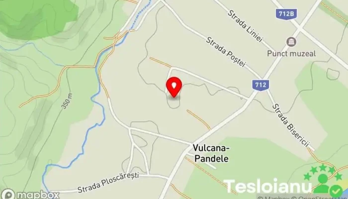 hartă a Vulcana-Pandele  în Vulcana-Pandele