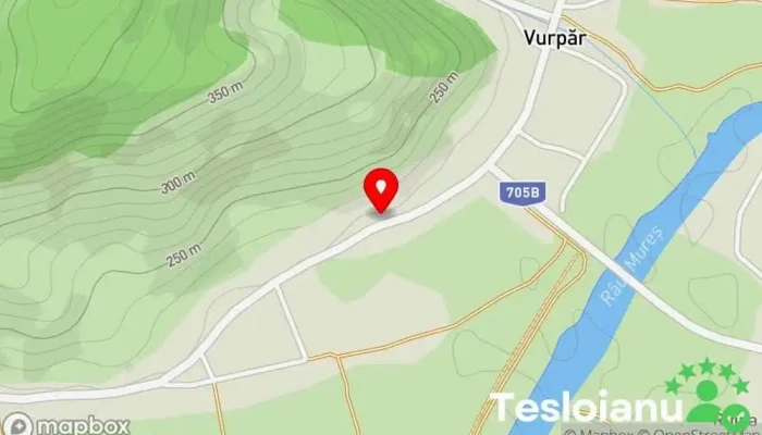 hartă a Vurpăr  în Vurpăr
