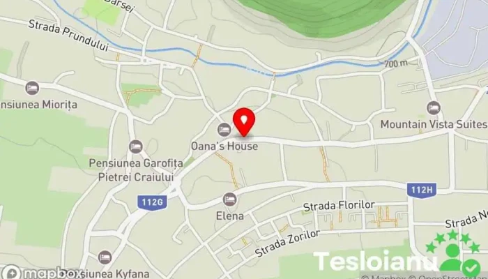 hartă a Zărnești  în Zărnești
