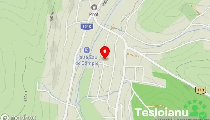 hartă a Zau de campie mures Furnizor de lemn în Zau de Câmpie