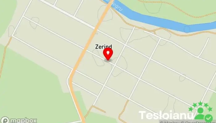 hartă a Zerind  în Zerind